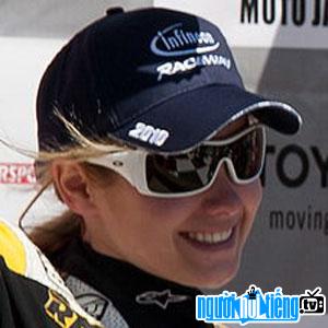 Car racers Elena Myers
