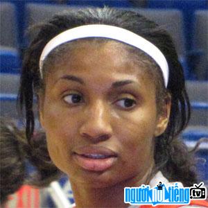 Basketball players Angel McCoughtry