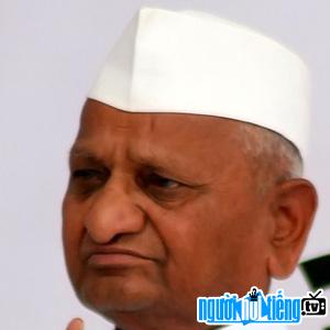 Civil rights leader Anna Hazare