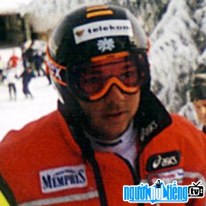 Snowboarder Fritz Strobl
