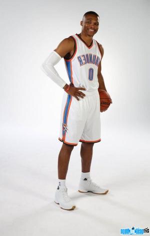Basketball players Russell Westbrook