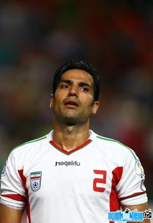Football player Amir Hossein Sadeghi