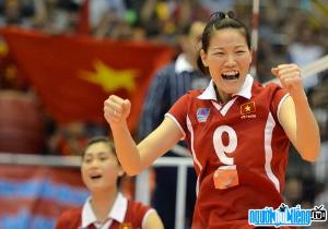 Volleyball player Nguyen Thi Ngoc Hoa