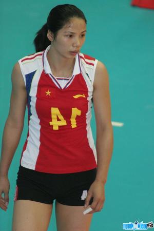 Volleyball player Bui Thi Hue