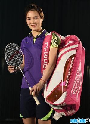 Badminton player Vu Thi Trang