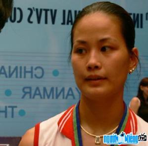 Volleyball player Ha Thi Hoa