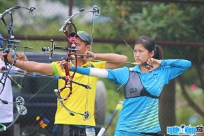 Archery athlete Le Ngoc Huyen