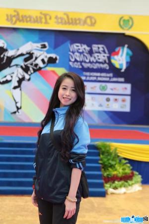 Taekwondo athlete Chau Tuyet Van