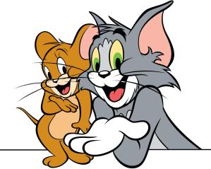 Cartoon characters Tom & Jerry