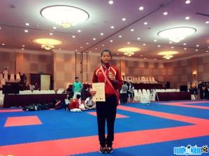 Karate athletes Nguyen Thi Ngoan