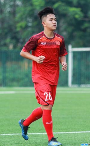 Football player Nguyen Thanh Khoi